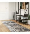 vidaXL Rug Washable Multicolour 80x300 cm — Colour: black and white, Size: 80 x 300 cm