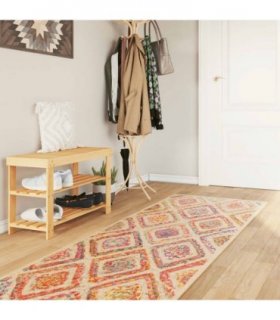 vidaXL Rug Washable Multicolour 80x300 cm — Size: 80 x 300 cm