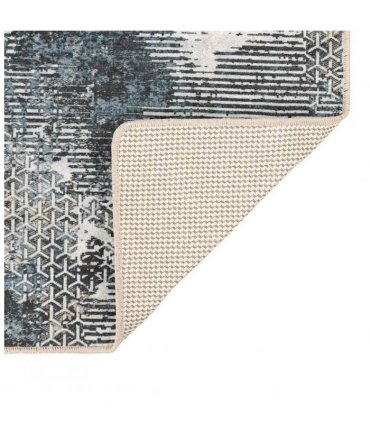 vidaXL Rug Washable Multicolour 80x150 cm — Colour: black and white, Size: 80 x 150 cm