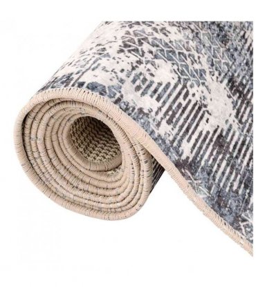 vidaXL Rug Washable Multicolour 80x150 cm — Colour: black and white, Size: 80 x 150 cm