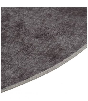 vidaXL Rug Washable Grey Ø 200 cm