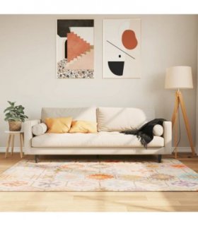vidaXL Rug Washable Multicolour 120x180 cm — Colour: blue and white, Size: 120 x 180 cm