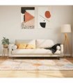 vidaXL Rug Washable Multicolour 120x180 cm — Colour: blue and white, Size: 120 x 180 cm