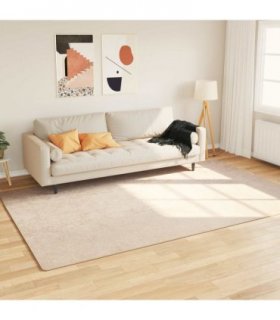 vidaXL Rug Runner MARSA Cream 190 x 300 cm Polyester and PVC