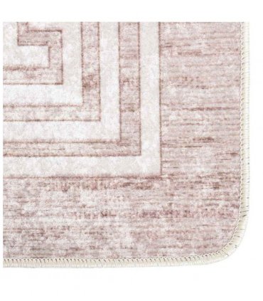 vidaXL Rug Washable 80x150 cm Beige — Colour: beige and gold, Size: 80 x 150 cm