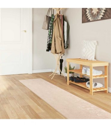 vidaXL Rug Runner MARSA Cream 50 x 300 cm Polyester and PVC