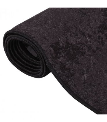 vidaXL Rug Washable Anthracite 400x300 cm Anti Slip — Size: 400 x 300 cm