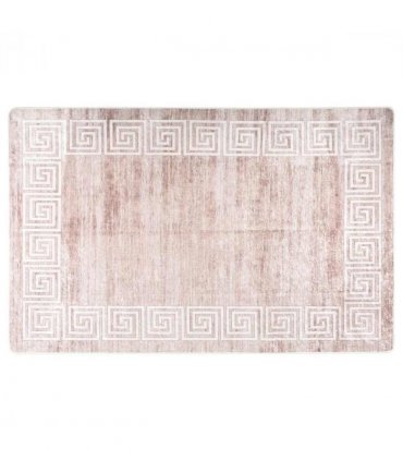 vidaXL Rug Washable 160x230 cm Beige Anti Slip — Colour: beige and gold, Size: 160 x 230 cm