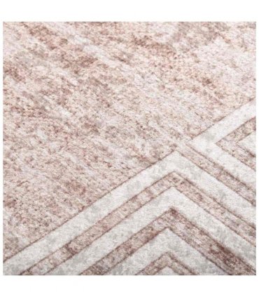 vidaXL Rug Washable 160x230 cm Beige Anti Slip — Colour: beige and gold, Size: 160 x 230 cm