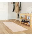 vidaXL Rug Runner MARSA Cream 50 x 150 cm Polyester and PVC
