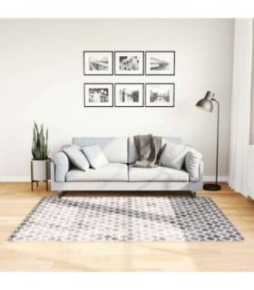 vidaXL Rug Washable 120x180 cm Multicolour — Colour: grey and white, Size: 120 x 180 cm