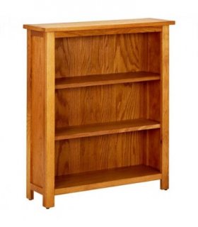 vidaXL Bookcase | Brown | Solid Oak Wood | 70x22.5x82 cm | Bookcase — Size: 70 x 22.5 x 82 cm