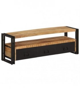 vidaXL TV Cabinet 120x30x40 cm Solid Wood Mango