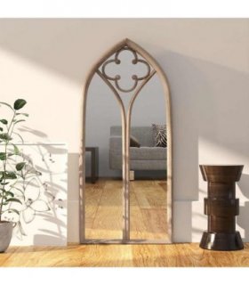vidaXL Mirror Sand 100x45 cm Iron for Indoor Use — Size: 100 x 45 cm — V0671949930