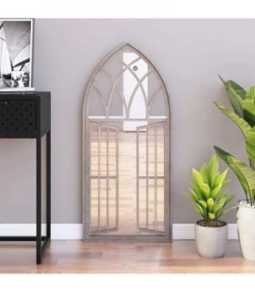 vidaXL Mirror Sand 100x45 cm Iron for Indoor Use — Size: 100 x 45 cm — V0671949940