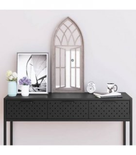 vidaXL Mirror Sand 70x30 cm Iron for Indoor Use — Size: 70 x 30 cm — V0671949943