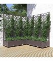 vidaXL Garden Planter | Brown | Polypropylene | Large | Planters