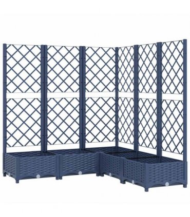 vidaXL Garden Planter | Blue Grey | PP (polypropylene) | Large | Planters