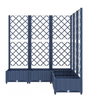 vidaXL Garden Planter | Blue Grey | PP (polypropylene) | Large | Planters