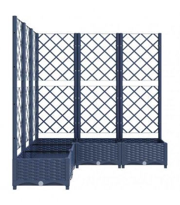 vidaXL Garden Planter | Blue Grey | PP (polypropylene) | Large | Planters