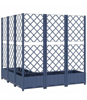 vidaXL Garden Planter | Blue Grey | PP (polypropylene) | Large | Planters