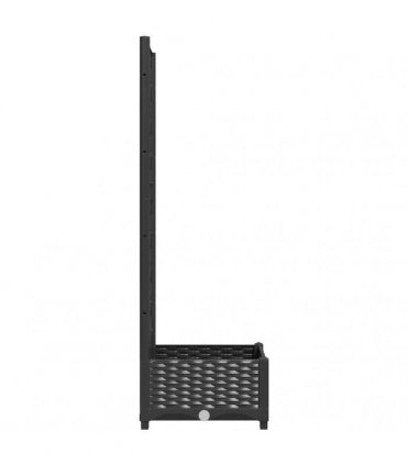 vidaXL Garden Planter | Black | Polypropylene | 40x40x121.5 cm | Planters