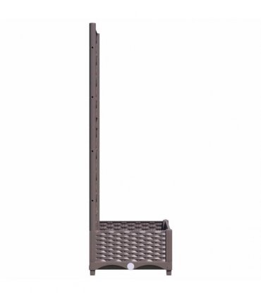 vidaXL Garden Planter | Brown | Polypropylene | Medium | Planters