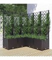 vidaXL Garden Planter | Black | Polypropylene | Large | Planters