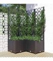 vidaXL Garden Planter | Black | Polypropylene | Large | Planters — V0671950607