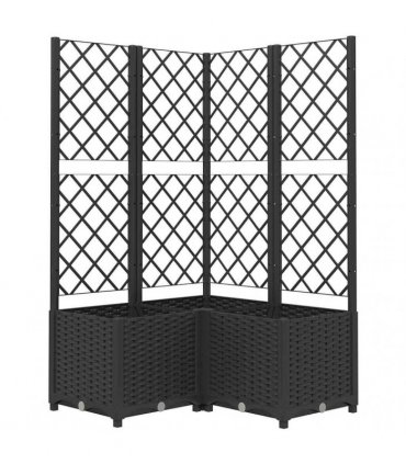 vidaXL Garden Planter | Black | Polypropylene | Large | Planters — V0671950607