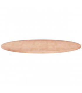 vidaXL Round Table Top ??80x1.5 cm Solid Wood Oak — Colour: natural, Size: Ø 80 x 1.5 cm