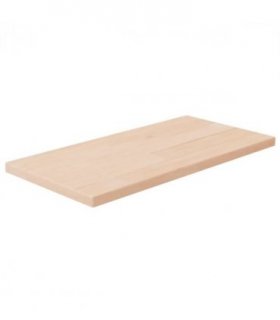 vidaXL Shelf Board 40x20x1.5 cm Untreated Solid Wood Oak — Size: 40 x 20 x 1.5 cm