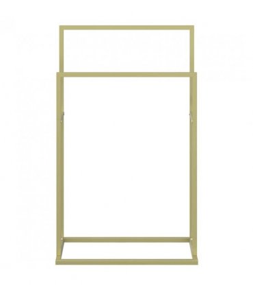 vidaXL Freestanding Towel Rack Gold 48x24x78.5 cm Iron — Size: 48 x 24 x 78.5 cm