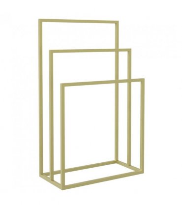 vidaXL Freestanding Towel Rack Gold 48x24x79 cm Iron — Size: 48 x 24 x 79 cm