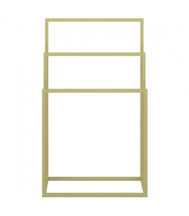 vidaXL Freestanding Towel Rack Gold 48x24x79 cm Iron — Size: 48 x 24 x 79 cm