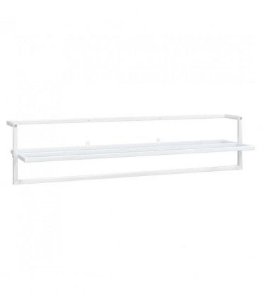 vidaXL Towel Rack White 95x25x22 cm Iron
