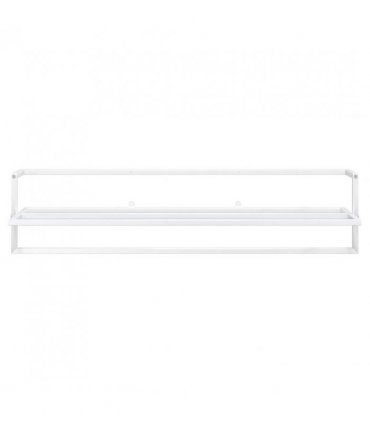 vidaXL Towel Rack White 95x25x22 cm Iron