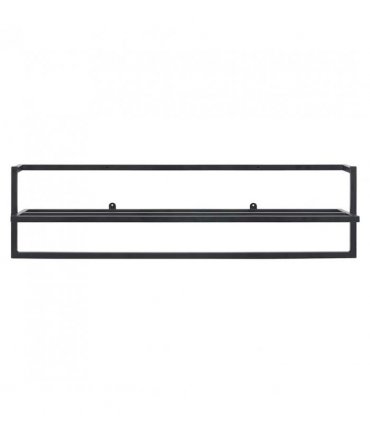 vidaXL Towel Rack Black 95x25x22 cm Iron
