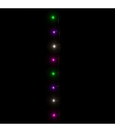 vidaXL LED String with 300 LEDs Pastel Multicolour 30 m PVC