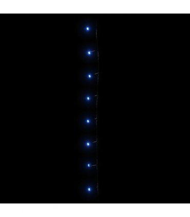 vidaXL LED String with 300 LEDs Blue 30 m PVC