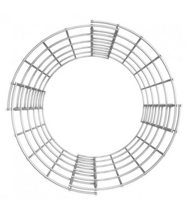 vidaXL Circular Gabion Raised Beds 3 pcs Galvanised Steel Ø30x50 cm — Size: Ø 30 x 50 cm (3 pcs)