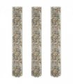 vidaXL Circular Gabion Raised Beds 3 pcs Galvanised Steel Ø30x200 cm — Size: Ø 30 x 200 cm (3 pcs)