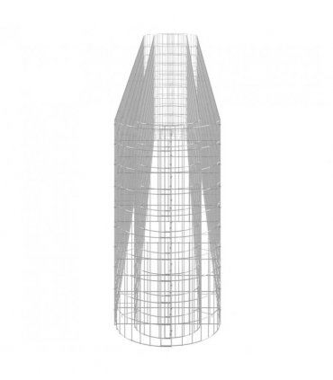 vidaXL Gabion Raised Bed Galvanised Iron 470x50x100 cm — Size: 470 x 50 x 100 cm