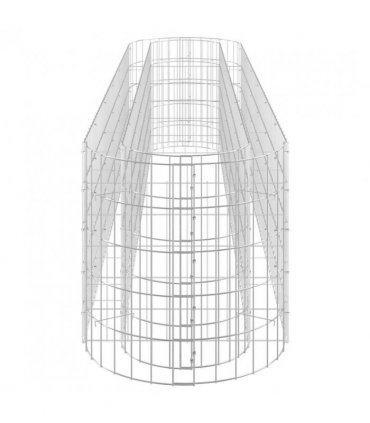 vidaXL Gabion Raised Bed Galvanised Iron 260x50x50 cm — Size: 260 x 50 x 50 cm
