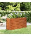 vidaXL Garden Raised Bed Rusty 160x40x77 cm Corten Steel — Size: 160 x 40 x 77 cm