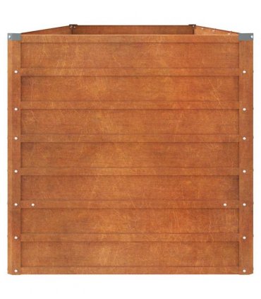 vidaXL Garden Raised Bed Rusty 320x80x77 cm Corten Steel — Size: 320 x 80 x 77 cm