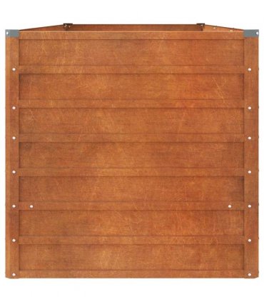 vidaXL Garden Raised Bed Rusty 240x80x77 cm Corten Steel — Size: 240 x 80 x 77 cm