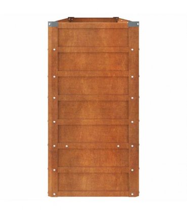 vidaXL Garden Raised Bed | Rusty | Corten steel | Large | Durable — Size: 240 x 40 x 77 cm