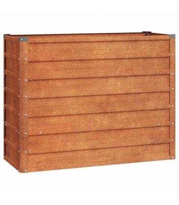 vidaXL Garden Raised Bed Rusty 100x40x77 cm Corten Steel — Size: 100 x 40 x 77 cm