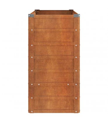 vidaXL Garden Raised Bed Rusty 100x40x77 cm Corten Steel — Size: 100 x 40 x 77 cm